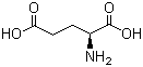 structure of CAS# 56-86-0, L-Glutamic acid