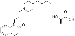 CAS 登录号：560085-12-3, 1-[3-(4-丁基哌啶-1-基)丙基]-3,4-二氢-1H-喹啉-2-酮草酸盐
