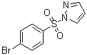 1-[(4-溴苯基)磺酰基]-1H-吡唑分子结构 (CAS 560105-21-7)