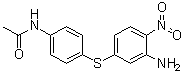 CAS 登录号：56073-93-9, N-[4-[(3-氨基-4-硝基苯基)硫基]苯基]乙酰胺