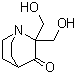 structure of CAS# 5608-24-2, 2,2-Bis(hydroxymethyl)-1-azabicyclo[2.2.2]octan-3-one