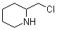 2-(氯甲基)哌啶分子结构 (CAS 56098-50-1)