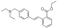 CAS # 561066-97-5, 2-[(1E)-2-[4-[(Diethylamino)methyl]phenyl]ethenyl]benzoic acid ethyl ester