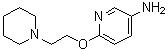 structure of CAS# 561277-09-6, 6-[2-(1-哌啶基)乙氧基]-3-吡啶胺