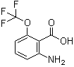 2-氨基-6-(三氟甲氧基)-苯甲酸分子结构 (CAS 561304-48-1)