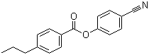 structure of CAS# 56131-49-8, 4'-丙基苯甲酸 4-氰基苯酯