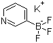3-吡啶基三氟硼酸钾分子结构 (CAS 561328-69-6)