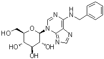 CAS 登录号：56159-41-2, 6-(苄基氨基)-3-beta-D-吡喃葡萄糖基嘌呤