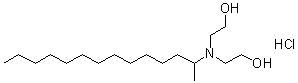 CAS # 56167-12-5, 2,2'-[(1-Methyltridecyl)imino]bisethanol hydrochloride
