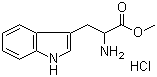 DL-色氨酸甲酯盐酸盐分子结构 (CAS 5619-09-0)