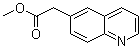 structure of CAS# 5622-36-6, 6-喹啉乙酸甲酯