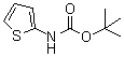 2-噻吩氨基甲酸叔丁酯分子结构 (CAS 56267-50-6)