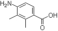structure of CAS# 5628-44-4, 4-氨基-2,3-二甲基苯甲酸