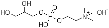 structure of CAS# 563-23-5, 甘油磷酰胆碱