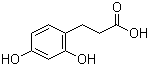 structure of CAS# 5631-68-5, 3-(2,4-二羟基苯)丙酸