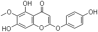 CAS # 56365-38-9, Capillarisin, 5,7-Dihydroxy-2-(4-hydroxyphenoxy)-6-methoxychromen-4-one