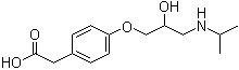 structure of CAS# 56392-14-4, 美托洛尔酸