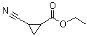2-氰基环丙烷羧酸乙酯分子结构 (CAS 56447-11-1)