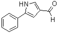 5-苯基-1H-吡咯-3-甲醛分子结构 (CAS 56448-22-7)