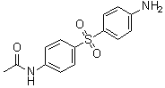 structure of CAS# 565-20-8, N-Acetyldapsone