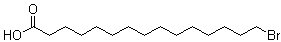structure of CAS# 56523-59-2, 15-Bromopentadecanoic acid