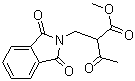 structure of CAS# 565471-90-1, 2-(N-邻苯二甲酰亚氨基甲基)-3-氧代丁酸甲酯
