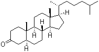 structure of CAS# 566-88-1, 5alpha-胆甾烷-3-酮