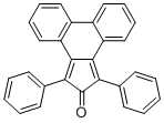 structure of CAS# 5660-91-3, 1,3-二苯基-2H-环戊二烯并(l)菲-2-酮