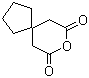 CAS # 5662-95-3, 3,3-Tetramethyleneglutaric anhydride, Cyclopentane-1,1-diacetic anhydride, 8-Oxaspiro[4.5]decane-7,9-dione