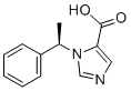 (R)-(+)-1-(1-苯基乙基)-1H-咪唑-5-羧酸分子结构 (CAS 56649-48-0)