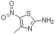 structure of CAS# 56682-07-6, 2-氨基-4-甲基-5-硝基噻唑