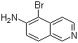 structure of CAS# 566943-98-4, 5-Bromoisoquinolin-6-amine