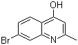 7-溴-2-甲基-4-喹啉醇分子结构 (CAS 56716-92-8)