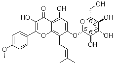 structure of CAS# 56725-99-6, 淫羊藿次苷