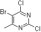 structure of CAS# 56745-01-8, 5-溴-6-甲基-2,4-二氯嘧啶