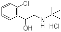 盐酸妥布特罗分子结构 (CAS 56776-01-3)