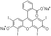 Acid Red 51 molecular structure (CAS 568-63-8)