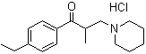 盐酸乙哌立松分子结构 (CAS 56839-43-1)
