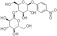 对硝基苯基 beta-D-麦芽糖苷分子结构 (CAS 56846-39-0)