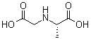 N-(羧甲基)-L-丙氨酸分子结构 (CAS 56857-47-7)