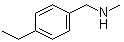 structure of CAS# 568577-84-4, 4-Ethyl-N-methylbenzenemethanamine