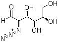 2-叠氮-2-脱氧-D-葡萄糖分子结构 (CAS 56883-39-7)