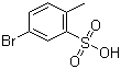 5-溴-2-甲基苯-1-磺酸分子结构 (CAS 56919-17-6)