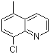 structure of CAS# 56961-81-0, 8-氯-5-甲基喹啉
