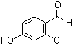 2-氯-4-羟基苯甲醛分子结构 (CAS 56962-11-9)