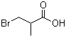 3-溴异丁酸分子结构 (CAS 56970-78-6)