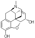 structure of CAS# 57-27-2, Morphine