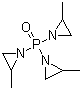 structure of CAS# 57-39-6, 三(2-甲基氮丙啶)氧化膦