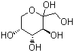 structure of CAS# 57-48-7, D(-)-Fructose