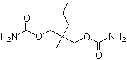 structure of CAS# 57-53-4, 甲丙氨酯